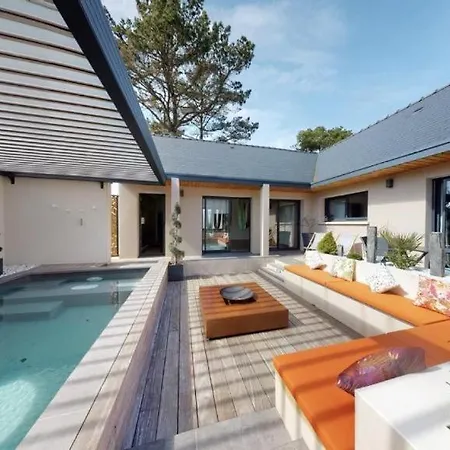 Mini Villa Avec Vue Piscine, Jacuzzi, Sauna, Home-Cinema, Bureau, Salle De Sport Privatises La Baule-Escoublac Exterior photo